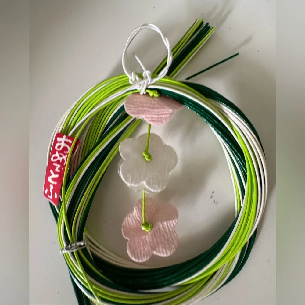 Japanese Mizuhiki Decorative Cord with Flowers “Congratulations” Theme
